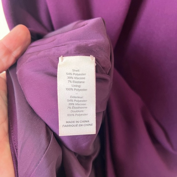 Cinq a Sept Echo dark purple gown size 2 - Picture 6 of 9